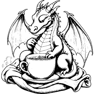 Chubby Dragon With Soup