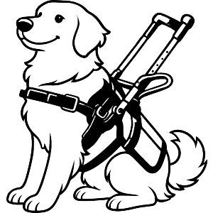 Service Dog Golden Retriever