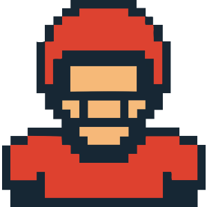 8-Bit American Football Player