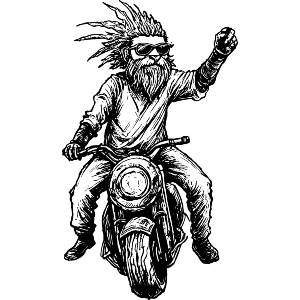 Cool Motorbike Rider 