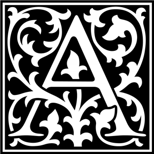 Decorative Letter A
