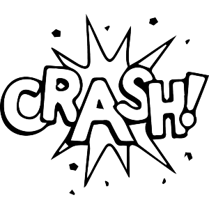 Crash! Comic Style Action Bubble