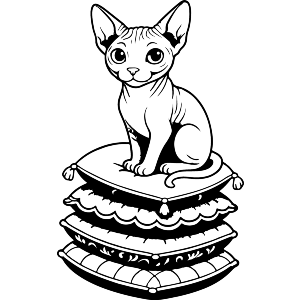 Relaxed Sphinx Cat