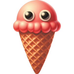 Funny Ice Cream Cone