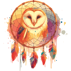 Barn Owl Dreamcatcher