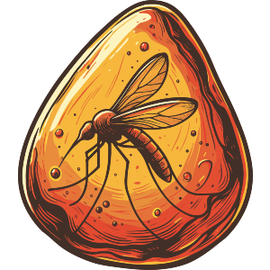 Mosquito In Amber