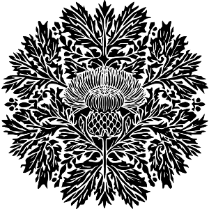 Scottish Thistle Mandala