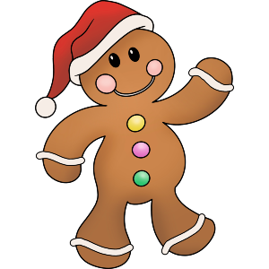 Waving Gingerbread Person