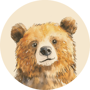 Cute Brown Bear