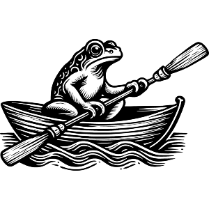 Frog In A Rowing Boat