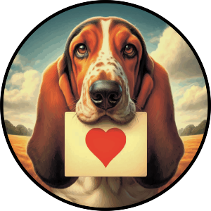 Basset Hound Love Note