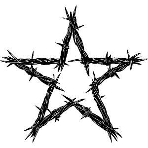 Barbed Wire Star