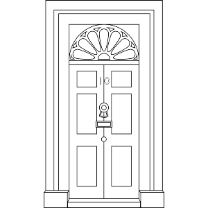 No. 10 Downing Street Door
