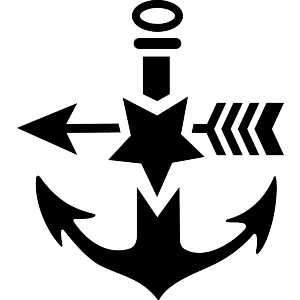Nautical Anchor & Star