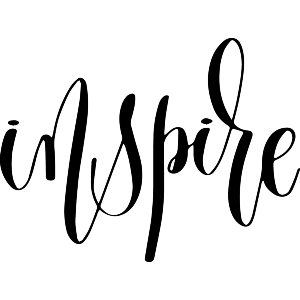 Inspire Calligraphy Text