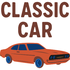 Classic Car Design With A Bold Slogan