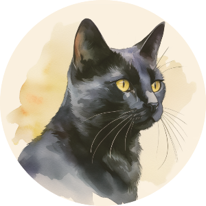 Bombay Cat Portrait