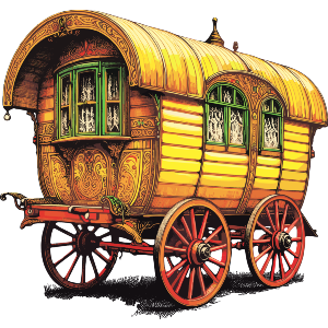 Vintage Romany Caravan