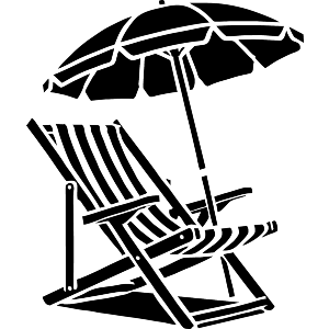 Deck Chair With Parasol