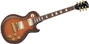 Sunburst Electric Guitar