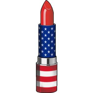 American Flag Lipstick