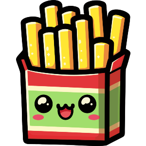 Cute Kawaii French Fries