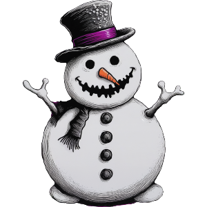 Creepy Snowman