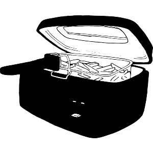 Deep Fryer with Chips