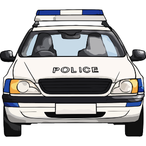 Police Car Front