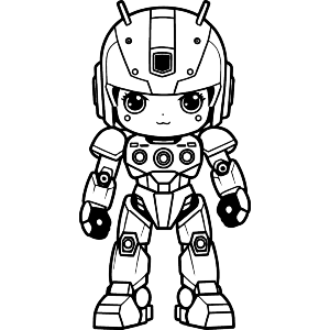 Cute Mecha Girl