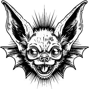 Vampire Bat Portrait