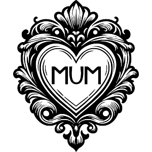 Mum Love Heart