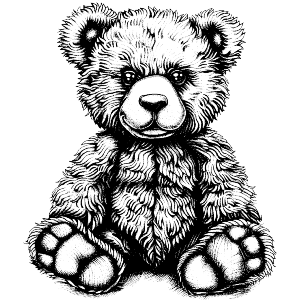 Teddy Bear Sitting