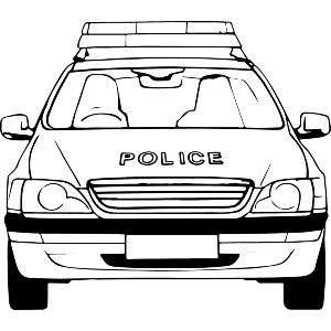 Police Car Front