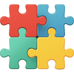 Four Puzzle Pieces