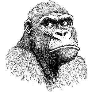 Gorilla Portrait