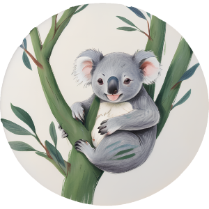 Koala In Branches