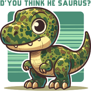 Cute Baby Camo Dinosaur