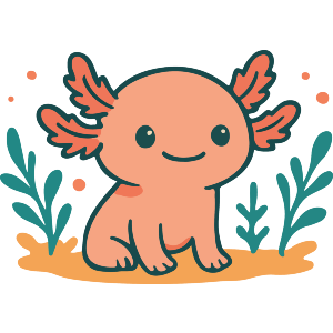 Sitting Axolotl