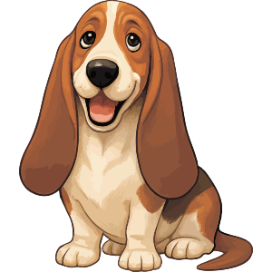 Happy Basset Hound