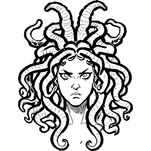 Angry Medusa Gorgon