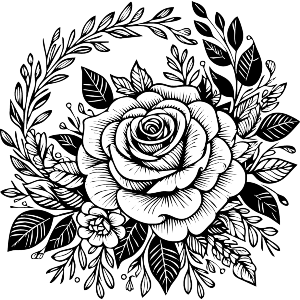Rose Floral Motif