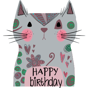 Happy Birthday Cat