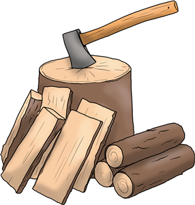 Axe & Chopping Block