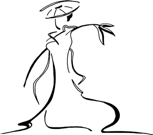 Abstract Oriental Woman