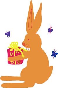 Birthday rabbit