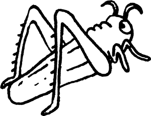 Cartoon Grasshopper