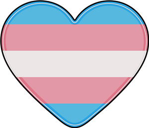 Transgender Flag Heart