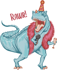 Karaoke Party Dinosaur
