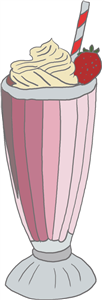 Strawberry milkshake 